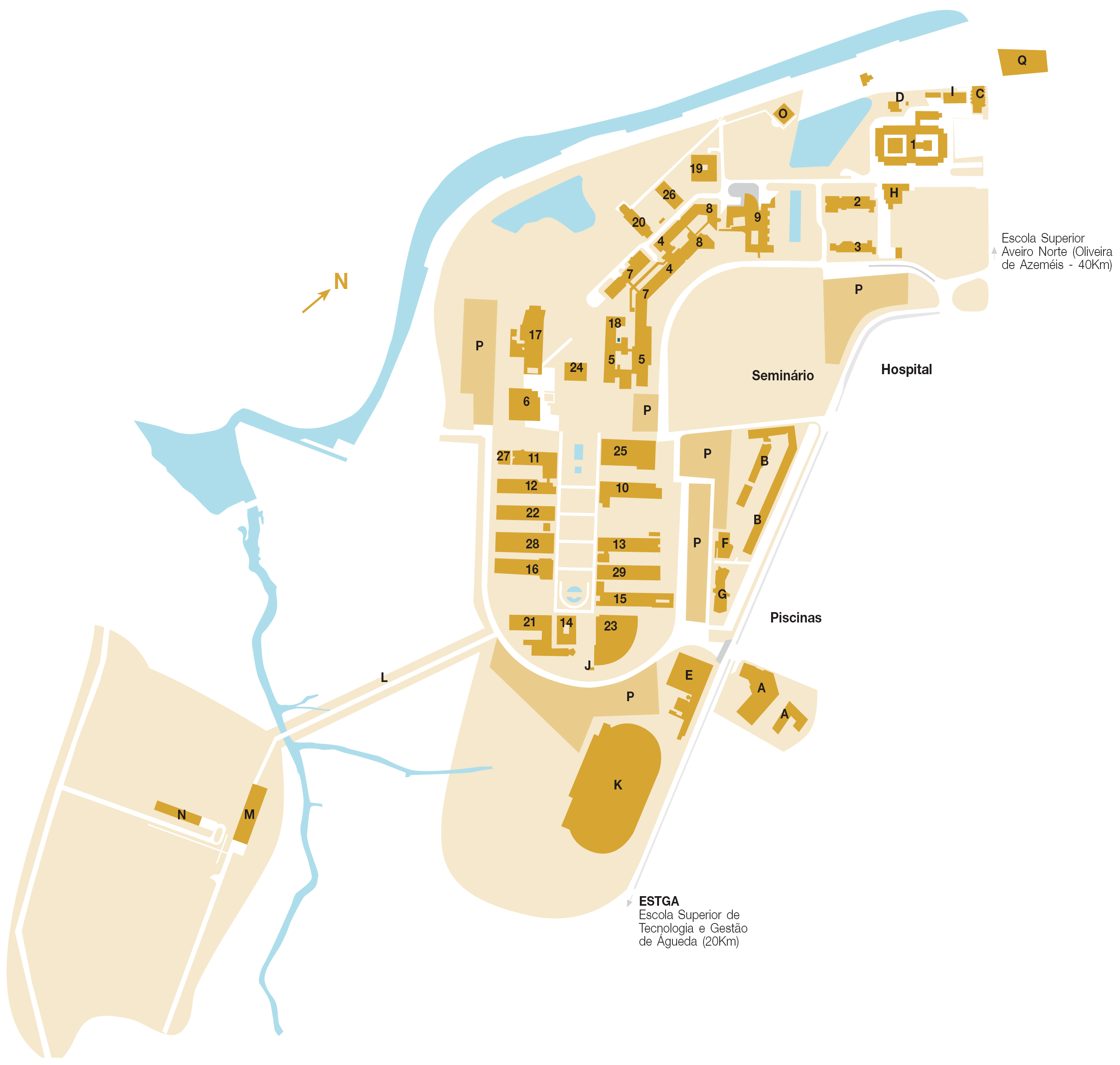 Map Aveiro University